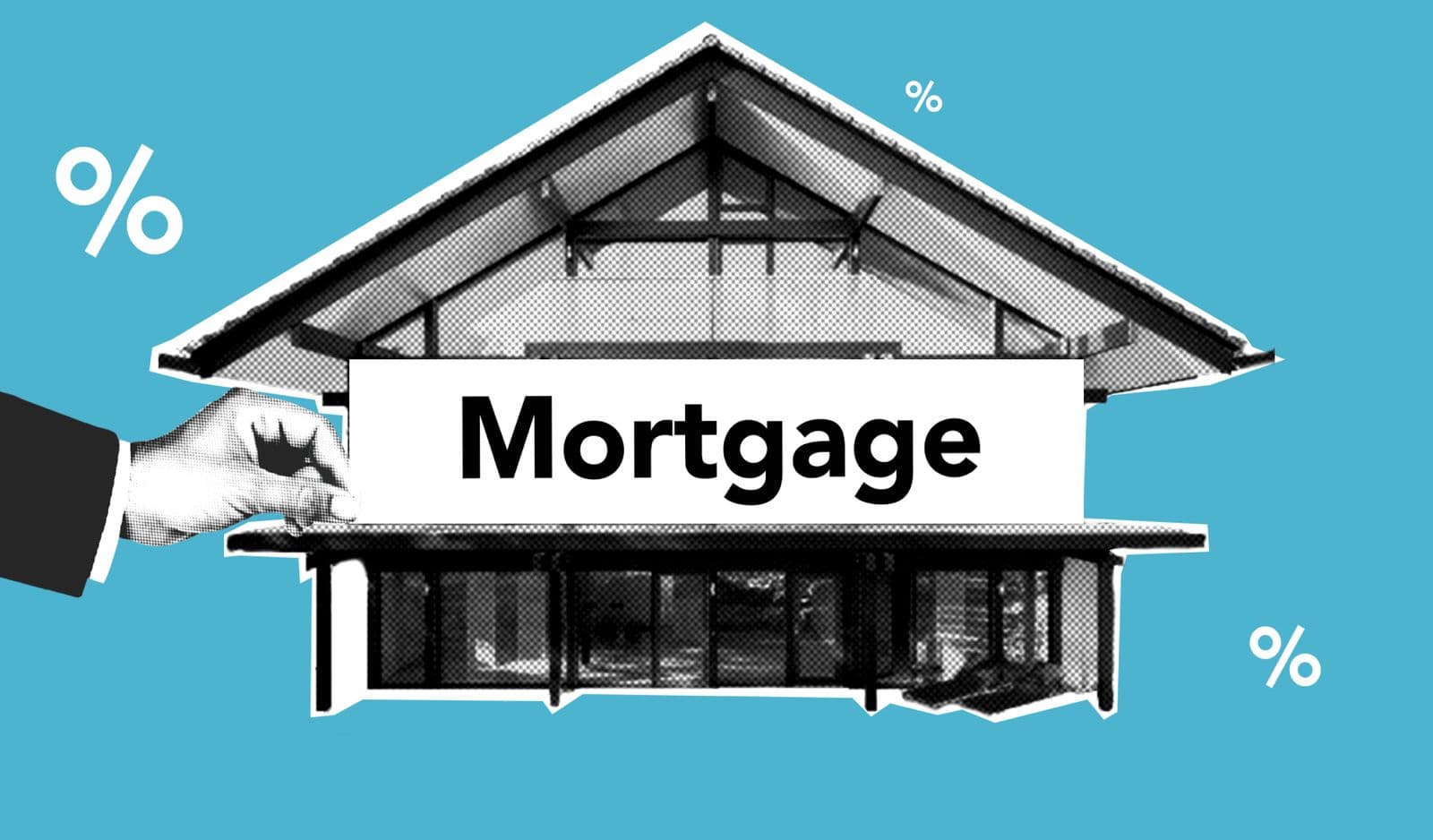 An agent reviewing mortgage paperwork with a buyer at a desk